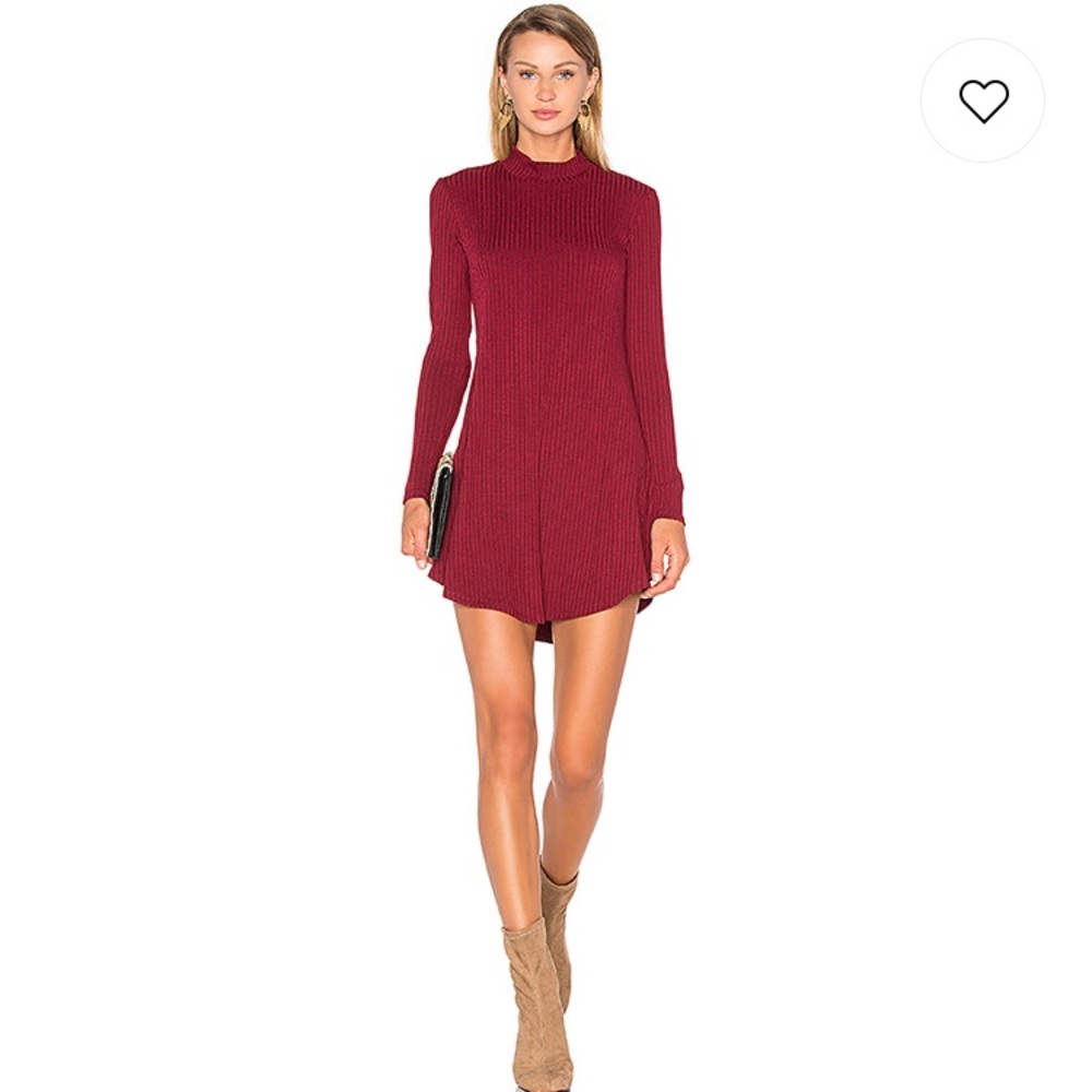 Revolve Privacy Please Dress in burgundy - NEW!